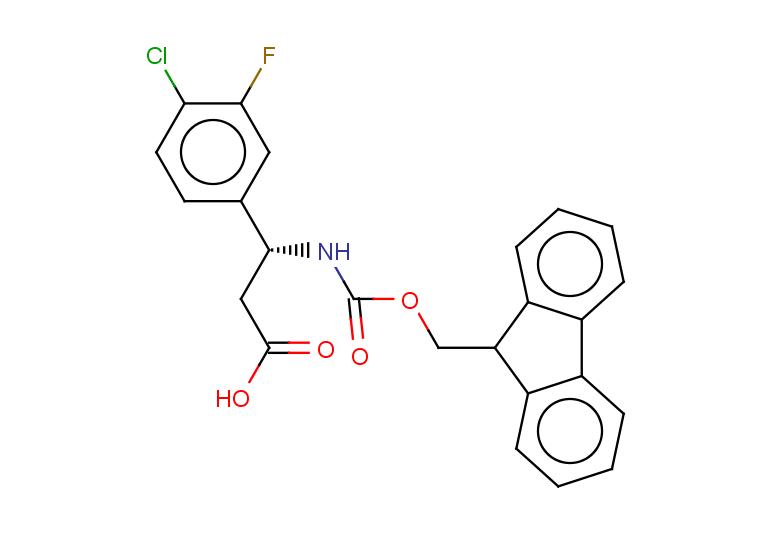 (3R)-3-(4-chloro-3-fluorophenyl)-3-{[(9H-fluoren-9-ylmethoxy)carbonyl]amino}propanoic acid