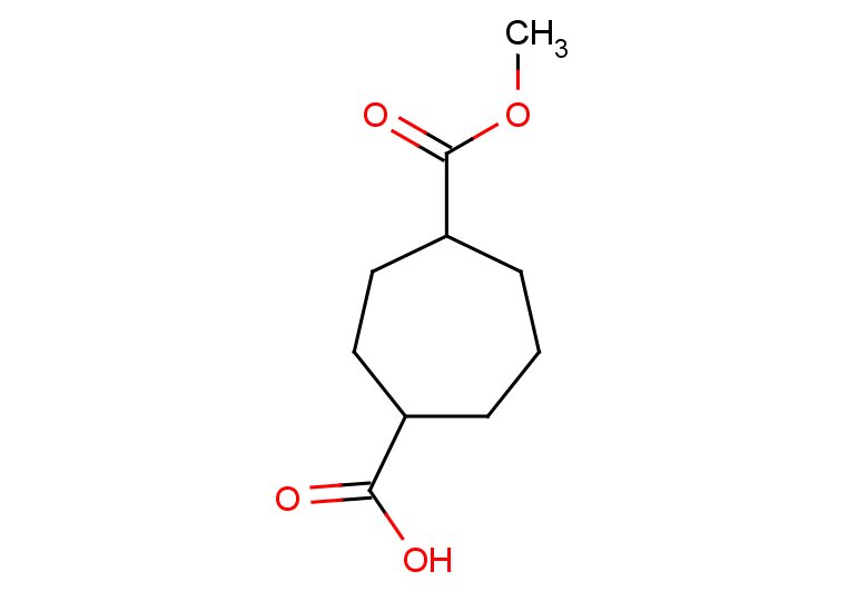 4-(methoxycarbonyl)cycloheptane-1-carboxylic acid, Mixture of diastereomers