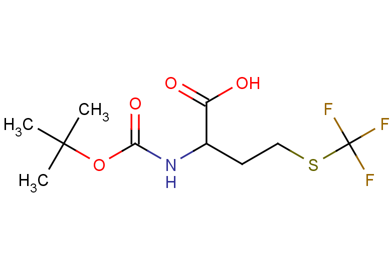 2-{[(tert-butoxy)carbonyl]amino}-4-[(trifluoromethyl)sulfanyl]butanoic acid