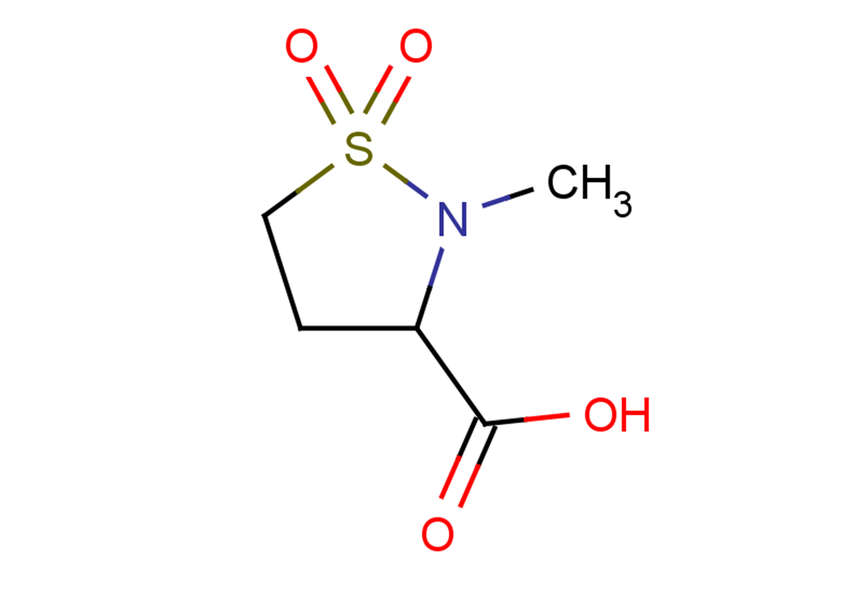 2-methyl-1,1-dioxo-1lambda6,2-thiazolidine-3-carboxylic acid