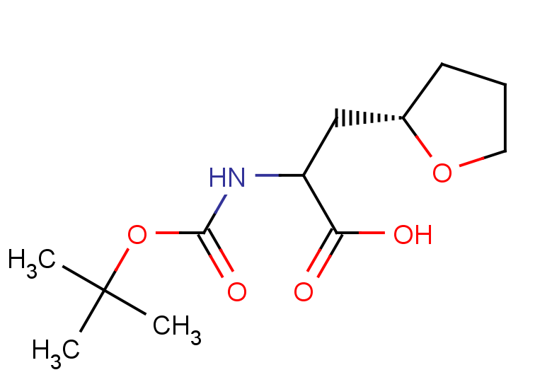 2-{[(tert-butoxy)carbonyl]amino}-3-[(2S)-oxolan-2-yl]propanoic acid