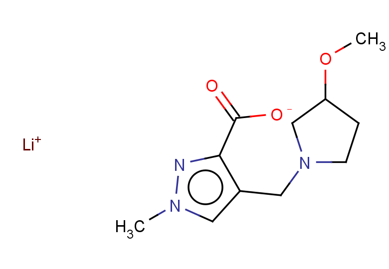 lithium(1+) ion 4-[(3-methoxypyrrolidin-1-yl)methyl]-1-methyl-1H-pyrazole-3-carboxylate