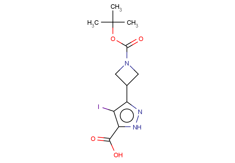 3-{1-[(tert-butoxy)carbonyl]azetidin-3-yl}-4-iodo-1H-pyrazole-5-carboxylic acid
