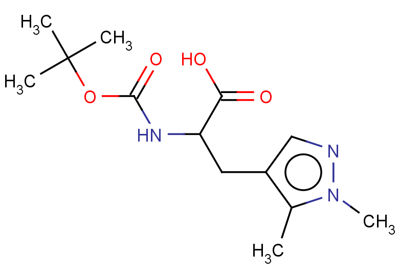 2-{[(tert-butoxy)carbonyl]amino}-3-(1,5-dimethyl-1H-pyrazol-4-yl)propanoic acid