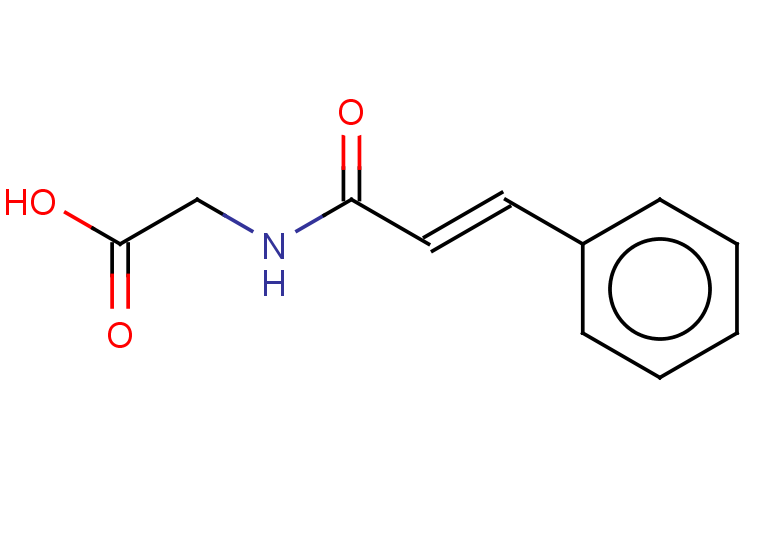 2-[(2E)-3-phenylprop-2-enamido]acetic acid