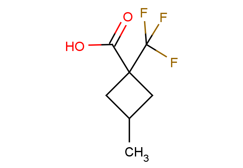 3-methyl-1-(trifluoromethyl)cyclobutane-1-carboxylic acid