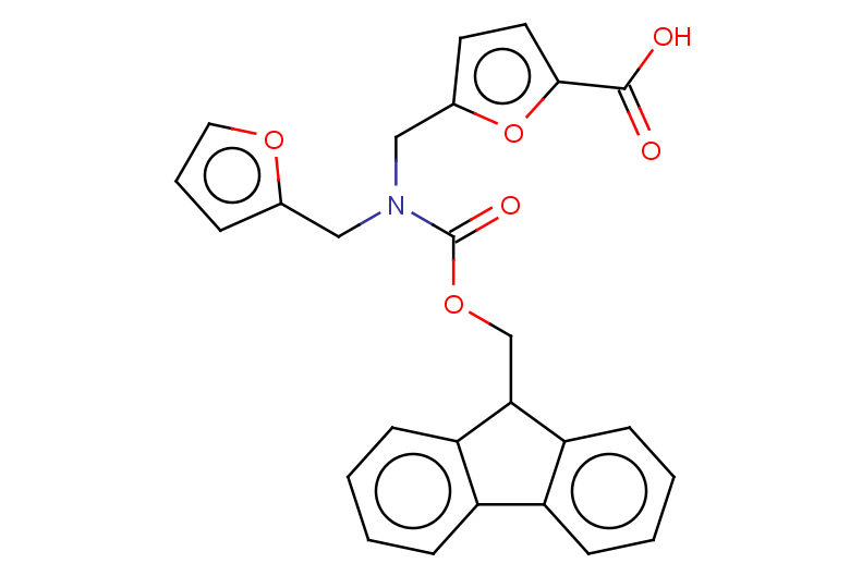 5-({[(9H-fluoren-9-ylmethoxy)carbonyl](furan-2-ylmethyl)amino}methyl)furan-2-carboxylic acid