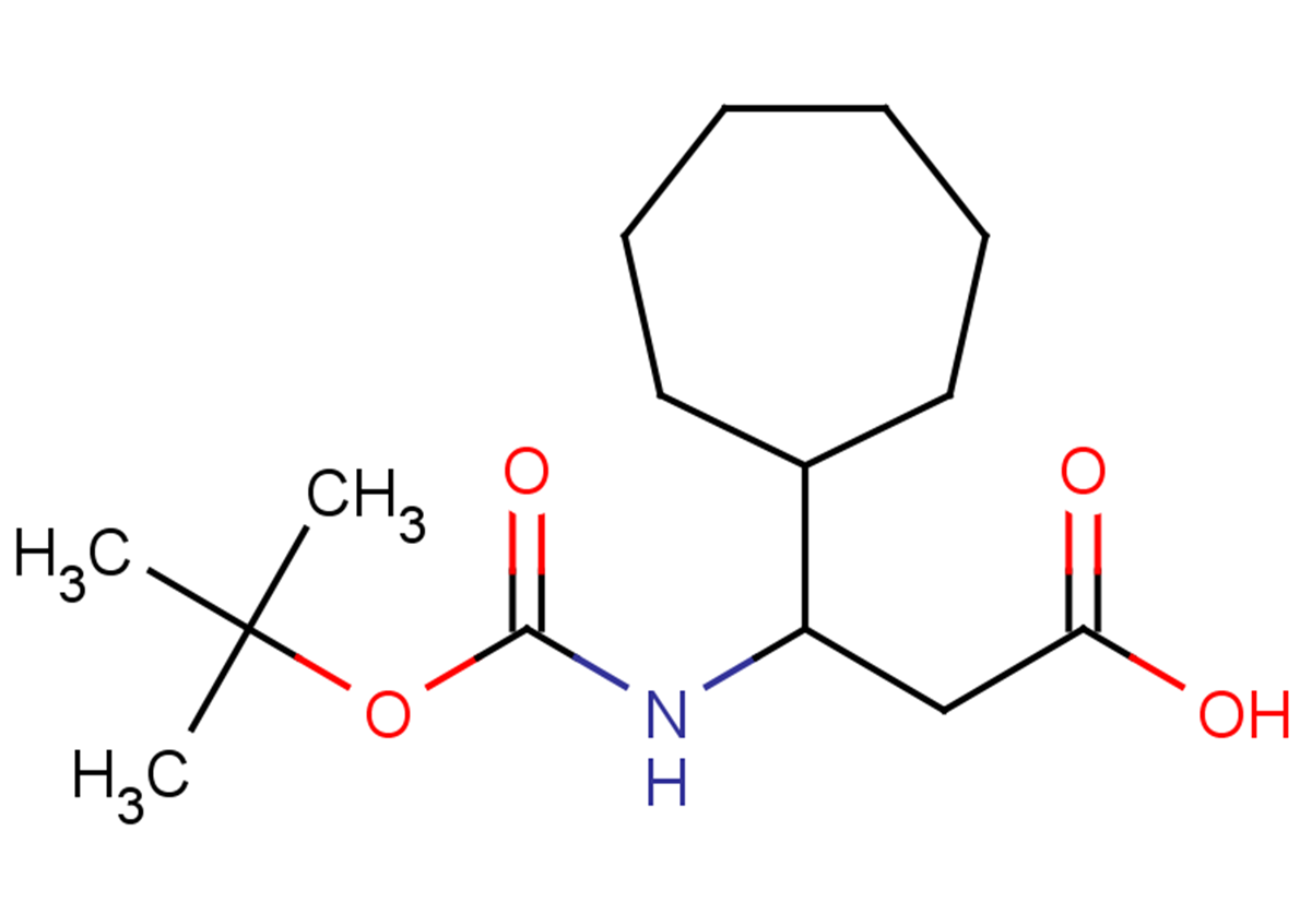 3-{[(tert-butoxy)carbonyl]amino}-3-cycloheptylpropanoic acid