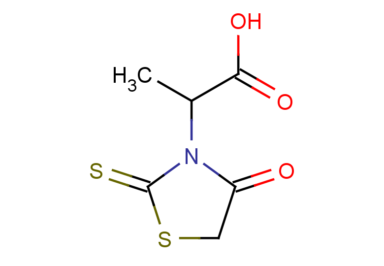 2-(4-oxo-2-sulfanylidene-1,3-thiazolidin-3-yl)propanoic acid