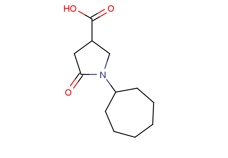 1-cycloheptyl-5-oxopyrrolidine-3-carboxylic acid