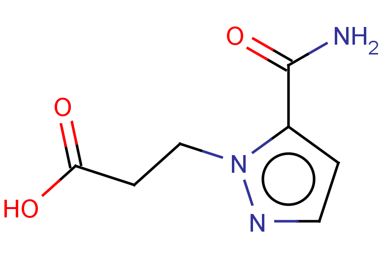 3-(5-carbamoyl-1H-pyrazol-1-yl)propanoic acid