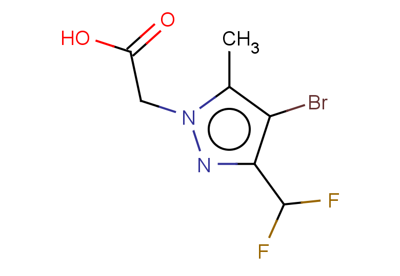 2-[4-bromo-3-(difluoromethyl)-5-methyl-1H-pyrazol-1-yl]acetic acid