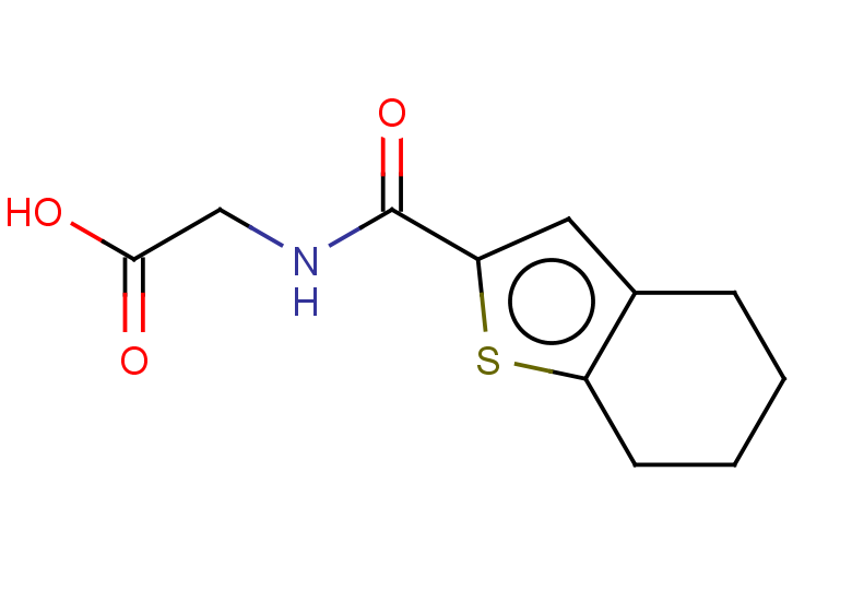 2-(4,5,6,7-tetrahydro-1-benzothiophen-2-ylformamido)acetic acid