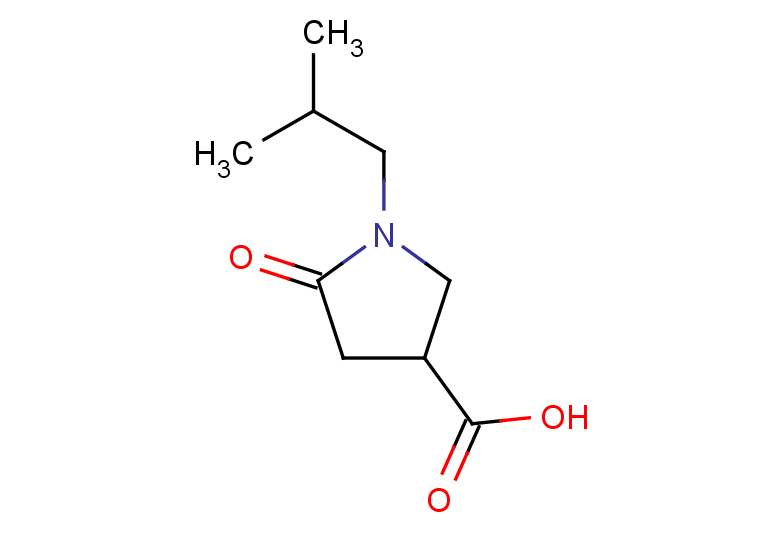 1-(2-methylpropyl)-5-oxopyrrolidine-3-carboxylic acid