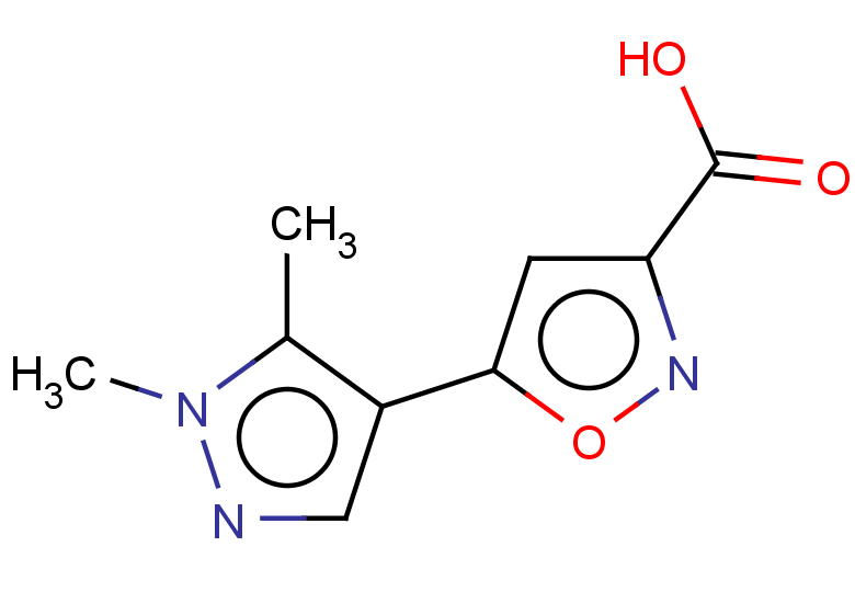 5-(1,5-dimethyl-1H-pyrazol-4-yl)-1,2-oxazole-3-carboxylic acid