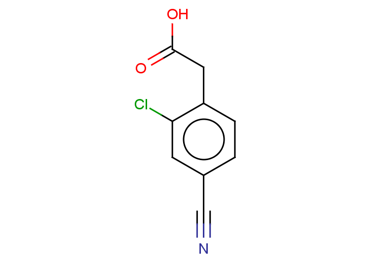 2-(2-chloro-4-cyanophenyl)acetic acid