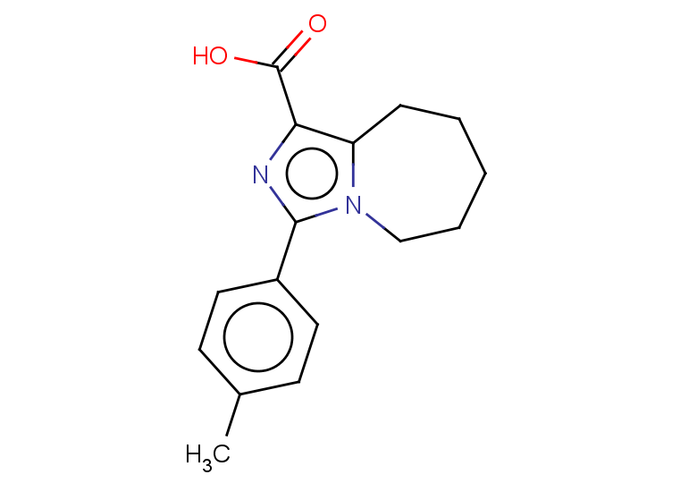 3-(4-methylphenyl)-5H,6H,7H,8H,9H-imidazo[1,5-a]azepine-1-carboxylic acid