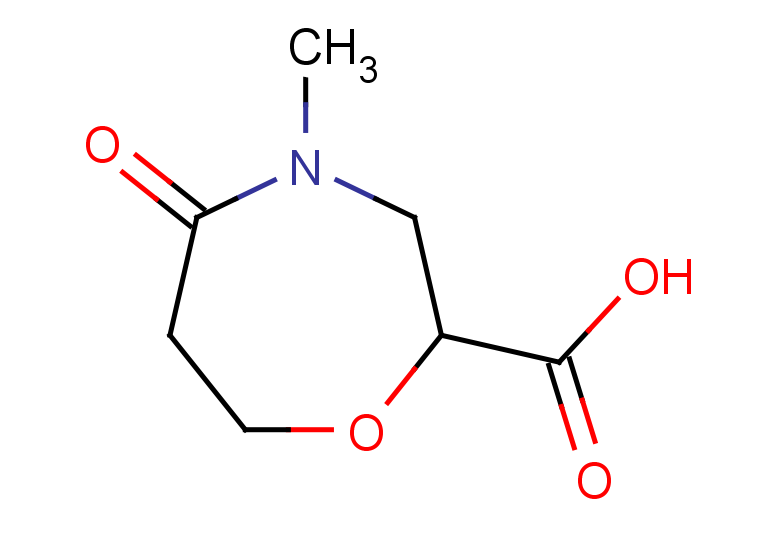 4-methyl-5-oxo-1,4-oxazepane-2-carboxylic acid