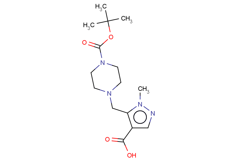 5-({4-[(tert-butoxy)carbonyl]piperazin-1-yl}methyl)-1-methyl-1H-pyrazole-4-carboxylic acid