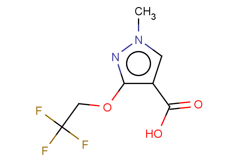 1-methyl-3-(2,2,2-trifluoroethoxy)-1H-pyrazole-4-carboxylic acid