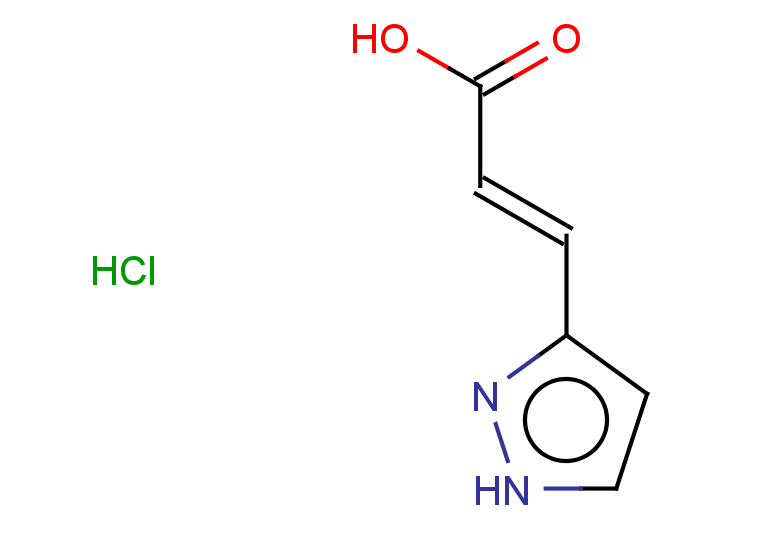 (2E)-3-(1H-pyrazol-3-yl)prop-2-enoic acid hydrochloride