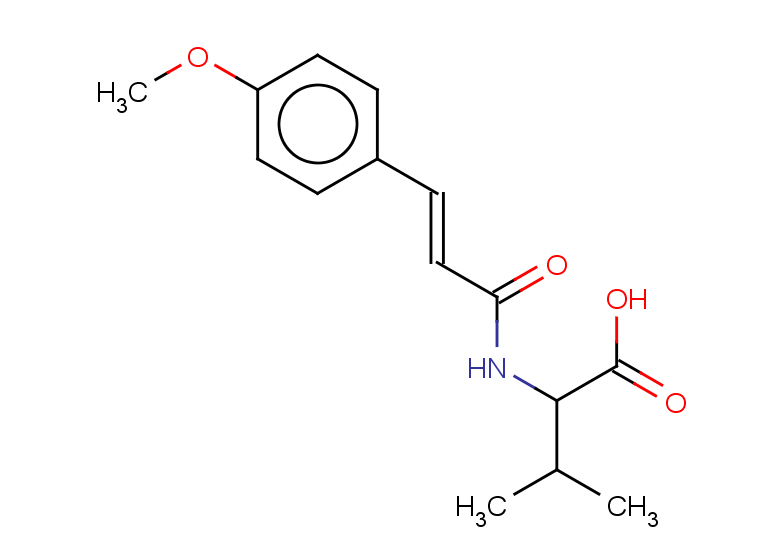 2-[(2E)-3-(4-methoxyphenyl)prop-2-enamido]-3-methylbutanoic acid