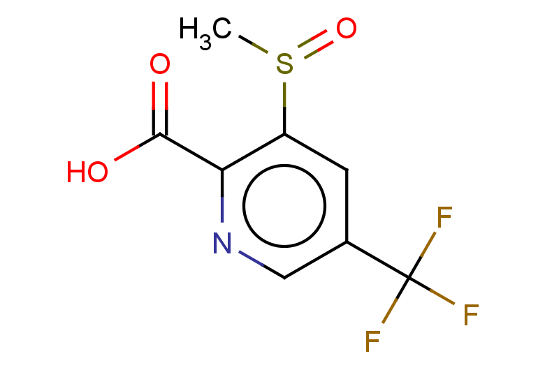 3-methanesulfinyl-5-(trifluoromethyl)pyridine-2-carboxylic acid