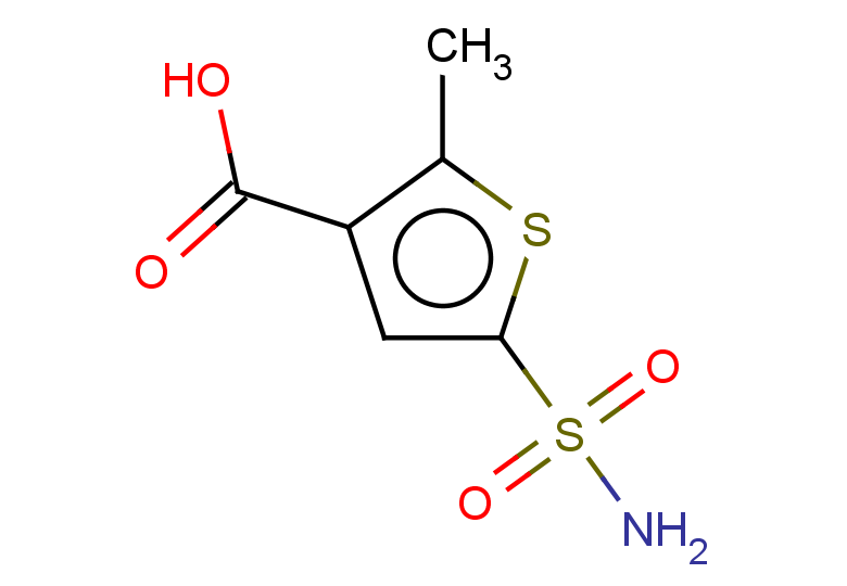 2-methyl-5-sulfamoylthiophene-3-carboxylic acid