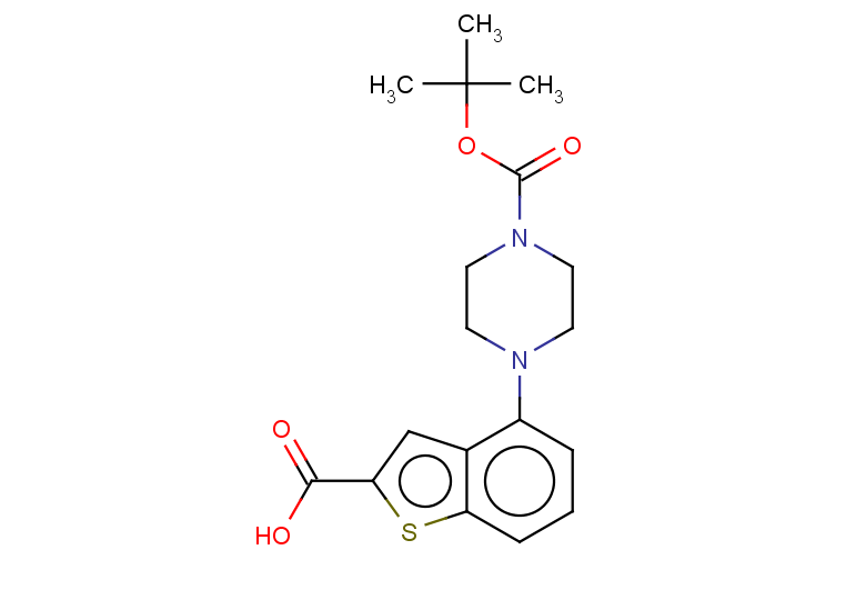4-(4-(tert-butoxycarbonyl)piperazin-1-yl)benzo[b]thiophene-2-carboxylic acid