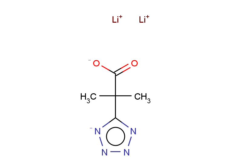 dilithium 5-(1-carboxy-1-methylethyl)-1H-1,2,3,4-tetrazol-1-ide