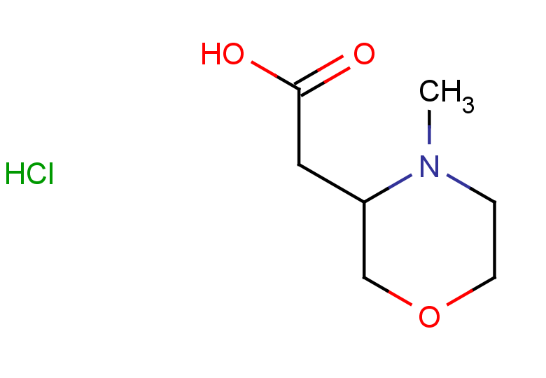 (4-methyl-3-morpholinyl)acetic acid hydrochloride