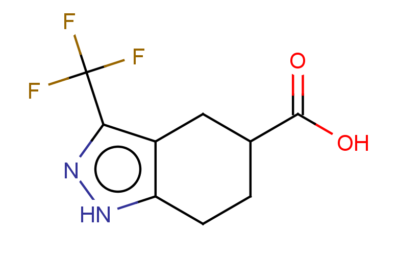 3-(trifluoromethyl)-4,5,6,7-tetrahydro-1H-indazole-5-carboxylic acid