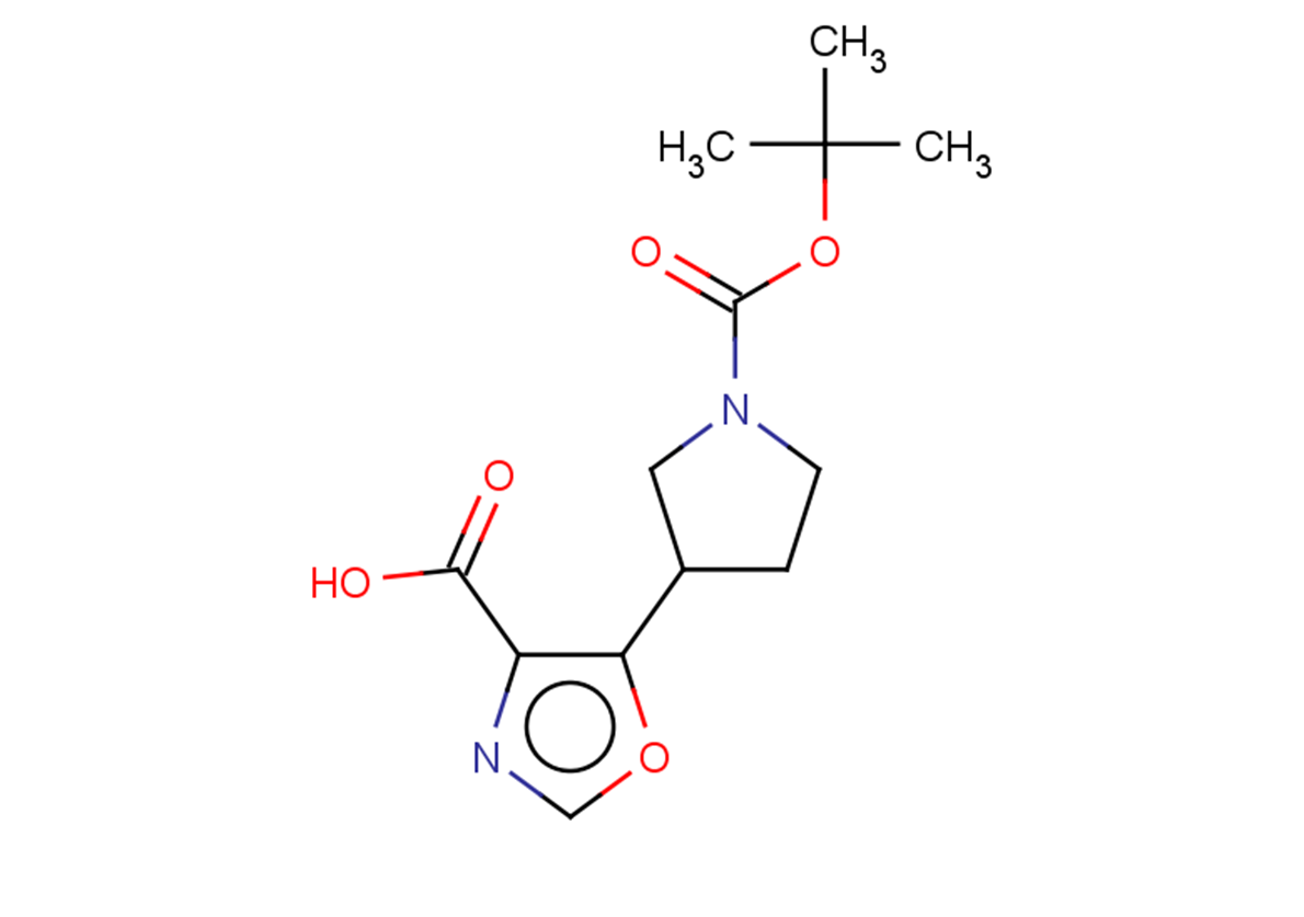 5-{1-[(tert-butoxy)carbonyl]pyrrolidin-3-yl}-1,3-oxazole-4-carboxylic acid