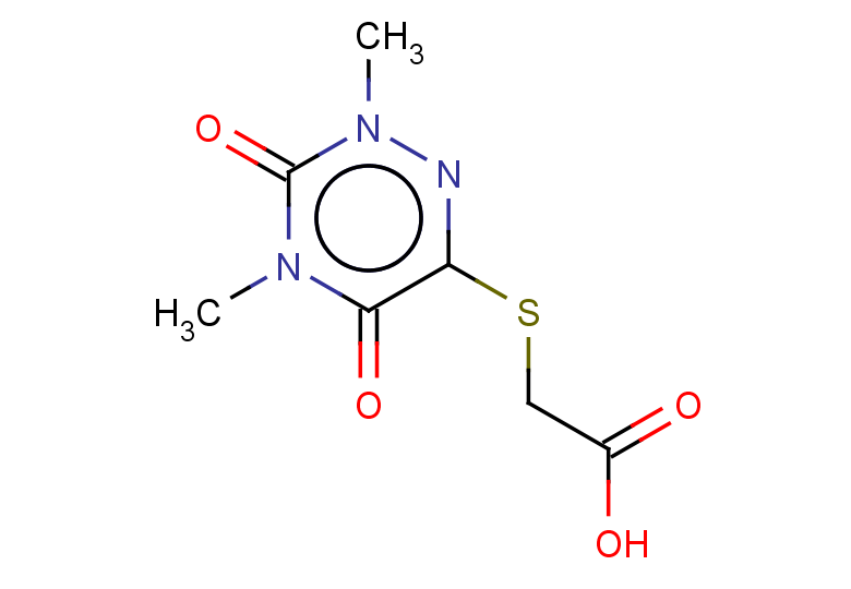 2-[(2,4-dimethyl-3,5-dioxo-2,3,4,5-tetrahydro-1,2,4-triazin-6-yl)sulfanyl]acetic acid