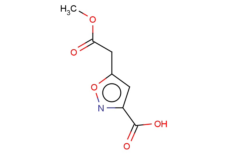 5-(2-methoxy-2-oxoethyl)-1,2-oxazole-3-carboxylic acid