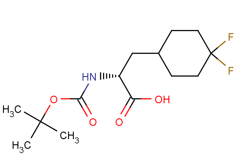 (2R)-2-{[(tert-butoxy)carbonyl]amino}-3-(4,4-difluorocyclohexyl)propanoic acid