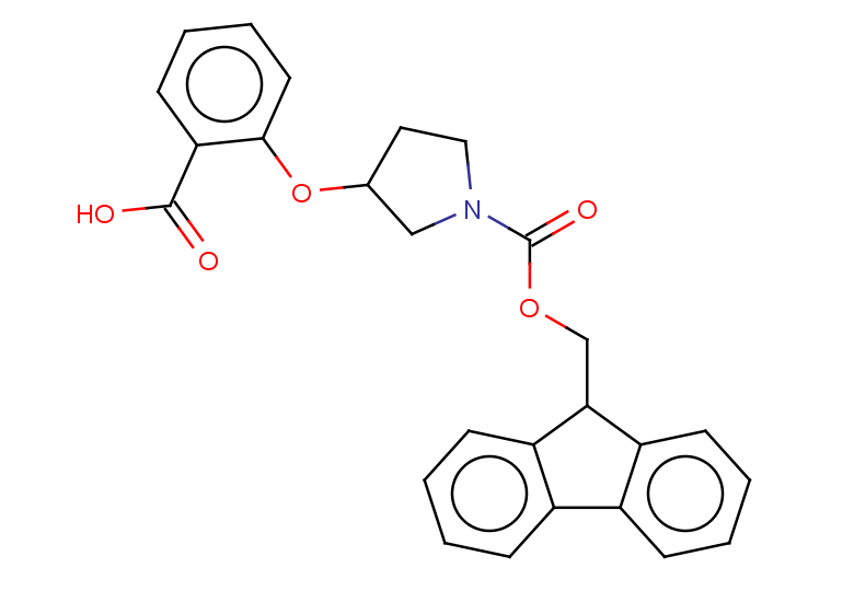 2-({1-[(9H-fluoren-9-ylmethoxy)carbonyl]pyrrolidin-3-yl}oxy)benzoic acid