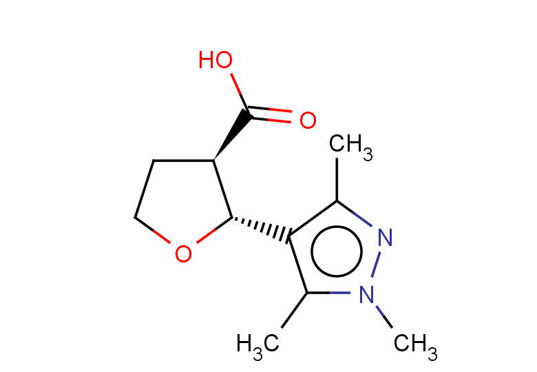 rac-(2R,3R)-2-(trimethyl-1H-pyrazol-4-yl)oxolane-3-carboxylic acid