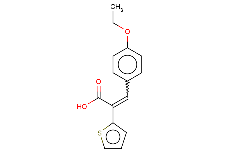 3-(4-ethoxyphenyl)-2-(thiophen-2-yl)prop-2-enoic acid