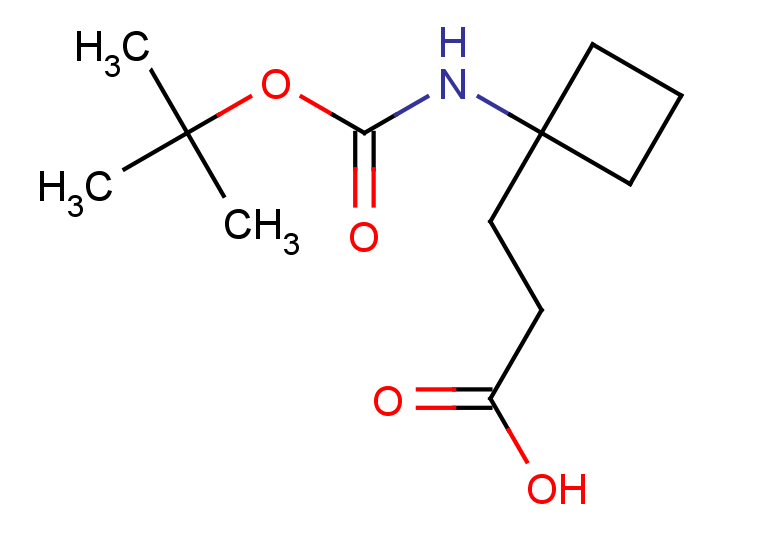 3-(1-{[(tert-butoxy)carbonyl]amino}cyclobutyl)propanoic acid