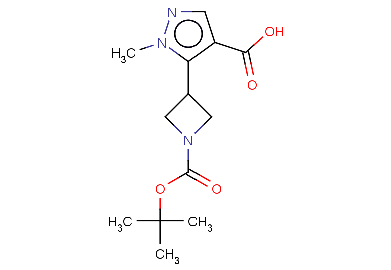 5-{1-[(tert-butoxy)carbonyl]azetidin-3-yl}-1-methyl-1H-pyrazole-4-carboxylic acid