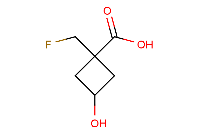 1-(fluoromethyl)-3-hydroxycyclobutane-1-carboxylic acid