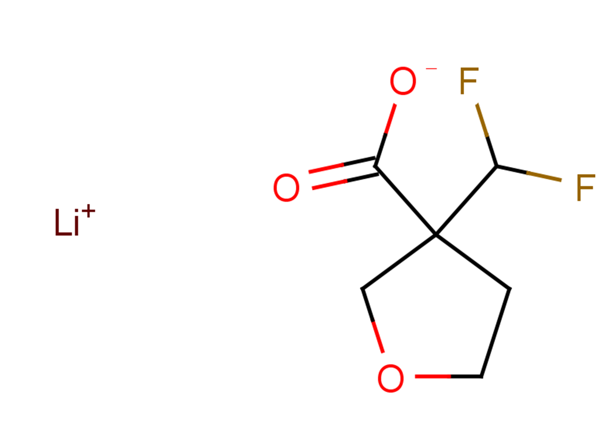 lithium(1+) 3-(difluoromethyl)oxolane-3-carboxylate