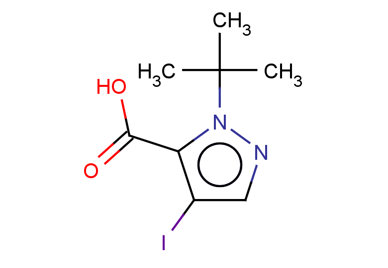1-tert-butyl-4-iodo-1H-pyrazole-5-carboxylic acid
