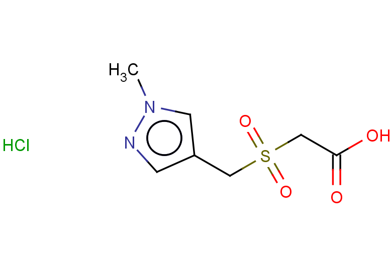2-[(1-methyl-1H-pyrazol-4-yl)methanesulfonyl]acetic acid hydrochloride