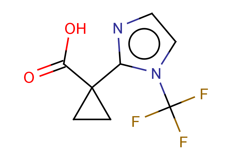 1-[1-(trifluoromethyl)-1H-imidazol-2-yl]cyclopropane-1-carboxylic acid