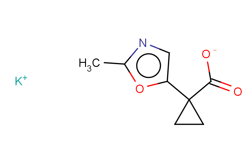 potassium 1-(2-methyl-1,3-oxazol-5-yl)cyclopropane-1-carboxylate