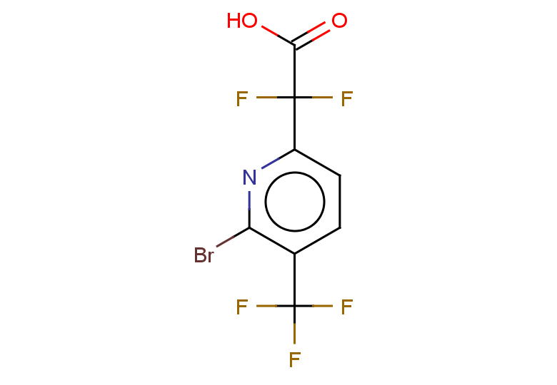 2-[6-bromo-5-(trifluoromethyl)pyridin-2-yl]-2,2-difluoroacetic acid