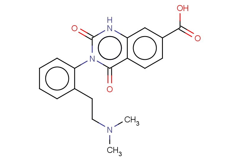 3-{2-[2-(dimethylamino)ethyl]phenyl}-2,4-dioxo-1,2,3,4-tetrahydroquinazoline-7-carboxylic acid