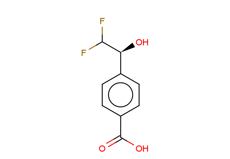 4-[(1S)-2,2-difluoro-1-hydroxyethyl]benzoic acid